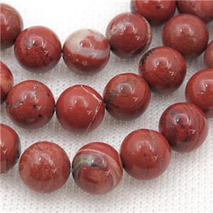 Red Jasper Beads, round, approx 4mm dia [GB13651-4MM]