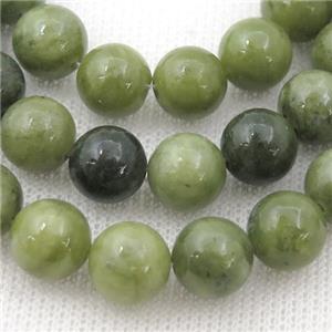 green Taiwan Chrysoprase Beads, round, approx 8mm dia [GB13652-8MM]