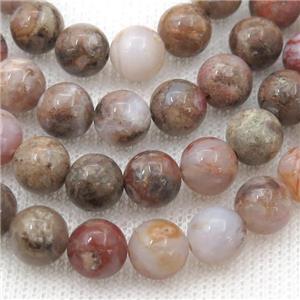 natural Agate beads, round, approx 8mm dia [GB13673-8MM]