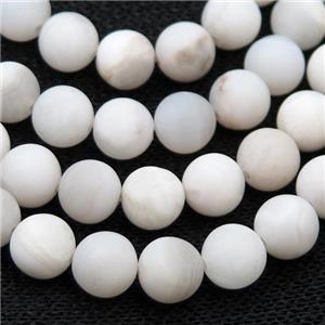 round white Crazy Agate Beads, matte, approx 10mm dia [GB13688-10MM]