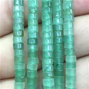 green Jade heishi beads, approx 2x4mm [GB13754]