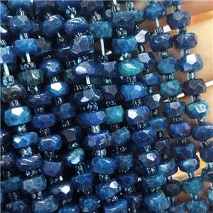 Apatite Beads, faceted rondelle, approx 7mm [GB13893]