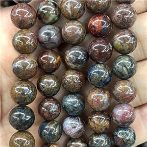 Pietersite Jasper Beads, round, A-grade, approx 6mm dia [GB14137-6MM]