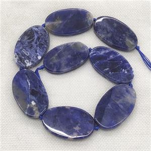 blue Sodalite oval Beads, approx 30-50mm [GB14149]