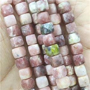 pink Plum Blossom Jasper beads, approx 6mm [GB14234]