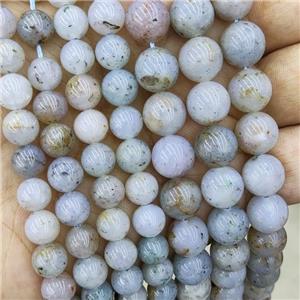 Natural Sesame Opal Beads Smooth Round, approx 10mm dia [GB14282-10MM]