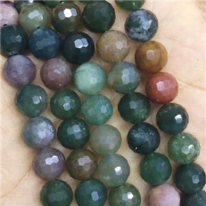 Indian Agate Beads faceted round, approx 10mm dia [GB14317-10MM]