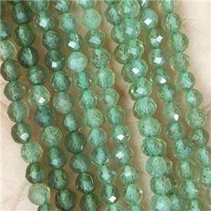 Green Apatite Beads Faceted Round, approx 4mm dia [GB14360-4MM]