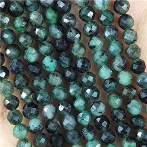 Green Zoisite Beads Faceted Round, approx 4mm dia [GB14478-4MM]