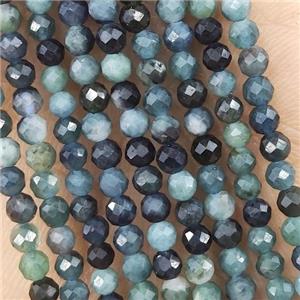 Blue Tourmaline Beads Faceted Round, approx 2mm dia [GB14493-2MM]