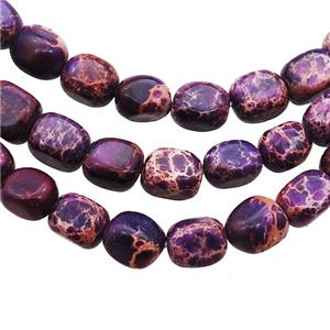 Purple Imperial Jasper Beads Freeform, approx 5-7mm [GB14620]