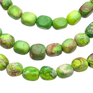 Olive Imperial Jasper Beads Freeform, approx 5-7mm [GB14626]