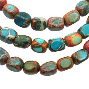 Multicolor Imperial Jasper Beads Freeform, approx 5-7mm [GB14629]