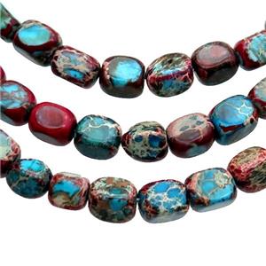 Multicolor Imperial Jasper Beads Freeform, approx 5-7mm [GB14630]