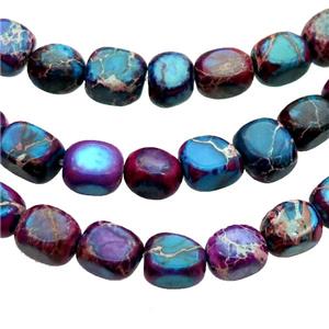 Multicolor Imperial Jasper Beads Freeform, approx 5-7mm [GB14631]
