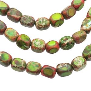 Multicolor Imperial Jasper Beads Freeform, approx 5-7mm [GB14633]