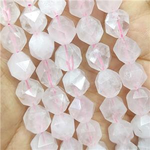 Pink Rose Quartz Beads Cut Round, approx 9-10mm [GB14668-10MM]