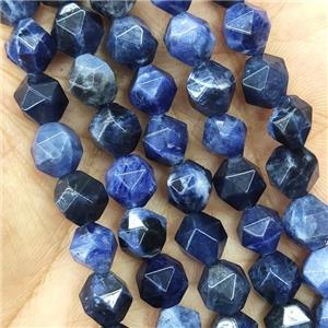 Blue Sodalite Beads Cut Round, approx 7-8mm [GB14677]