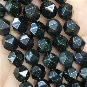 Green SandStone Beads Cut Round, approx 9-10mm [GB14690-10MM]