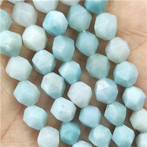 Blue Amazonite Beads Round Cut, approx 7-8mm [GB14698]