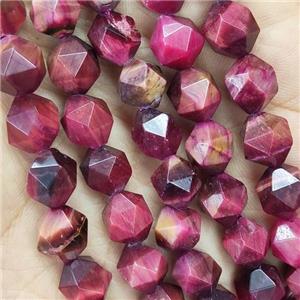 Pink Tiger Eye Beads Round Cut, approx 9-10mm [GB14707]
