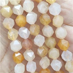 Yellow Aventurine Beads Cut Round, approx 7-8mm [GB14715]