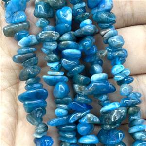 Blue Apatite Beads Chip Freeform, approx 5-8mm, 32inch length [GB14725]