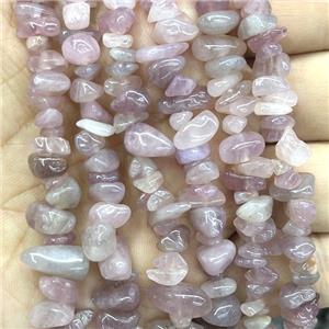 Pink Madagascar Rose Quartz Chip Beads Freeform, approx 5-8mm, 32inch length [GB14733]