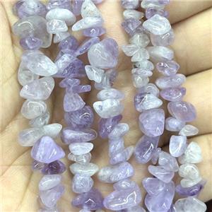 Purple Chalcedony Chip Beads Freeform, approx 5-8mm, 32inch length [GB14741]