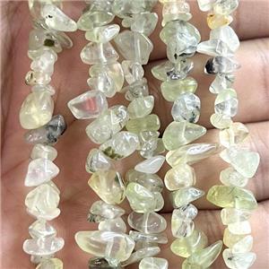 Green Prehnite Beads Chip Freeform, approx 5-8mm, 32inch length [GB14754]