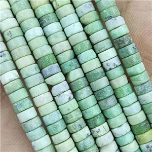 Green Chrysoprase Heishi Beads, approx 2x4mm [GB14827]