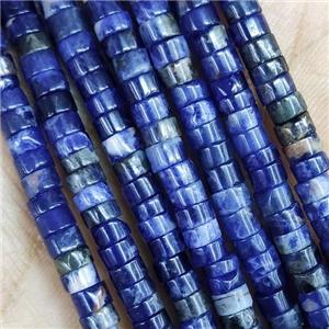 Blue Sodalite Heishi Beads, approx 2x4mm [GB14861]