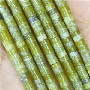 Lemon Jade Heishi Beads, approx 2x4mm [GB14868]