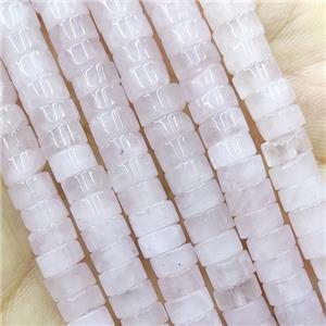 Pink Rose Quartz Heishi Spacer Beads, approx 3x6mm [GB14897]