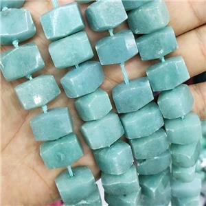 Green Jade Nugget Beads Freeform Dye, approx 15-20mm [GB15072]