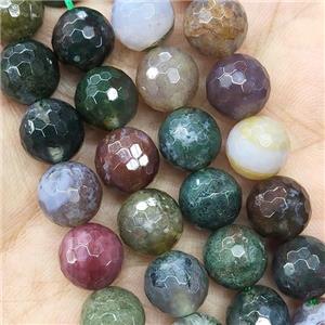 Indian Agate Beads Faceted Round, approx 6mm dia [GB15134-6MM]