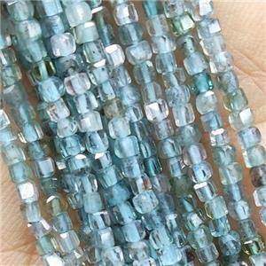 Blue Apatite Beads Faceted Cube, approx 2mm [GB15159]