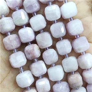 Kunzite Beads Faceted Cube, approx 9-10mm [GB15194-10MM]
