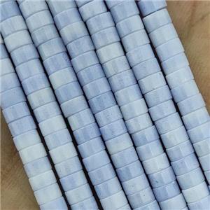 Blue Dye Jade Heishi Beads, approx 4mm [GB15290]