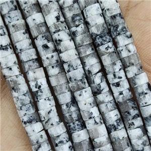 Natural Marble Heishi Beads, approx 4mm [GB15312]