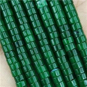 Green Dye Jade Heishi Beads, approx 4mm [GB15321]