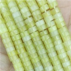 Lemon Jade Heishi Beads, approx 4mm [GB15350]