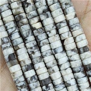 Zebradorite Feldspar Heishi Beads, approx 4mm [GB15355]