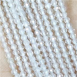 Clear Quartz Beads Tiny Faceted Round, approx 4mm dia [GB15427-4MM]