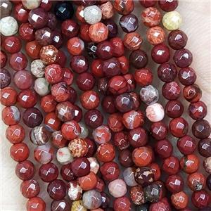 Poppy Jasper Beads Faceted Round, approx 2mm dia [GB15433-2MM]