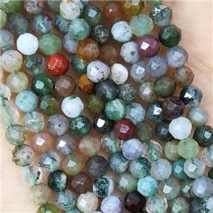 Indian Agate Beads Multicolor Faceted Round, approx 3mm dia [GB15440-3MM]