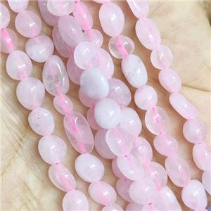 Pink Rose Quartz Beads Freeform, approx 6-10mm [GB15491]