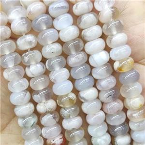 Sakura Cherry Agate Rondelle Beads, approx 5x8mm [GB15528-5X8MM]