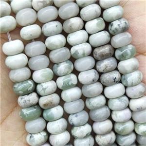Green Lucky Jasper Rondelle Beads, approx 4x6mm [GB15530]