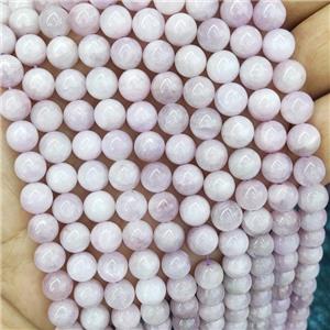 Natural Kunzite Beads Round Smooth, approx 8.5mm [GB15846]